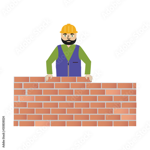 Handyman wearing work clothes and a belt with tools