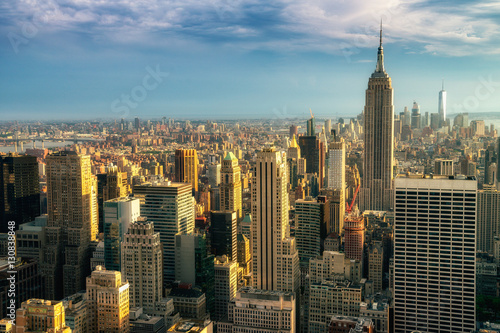 NEW YORK CITY: Observers view Midtown from Top of the Rock Rockefeller center. Manhattan is often described as the cultural and financial capital of the world.