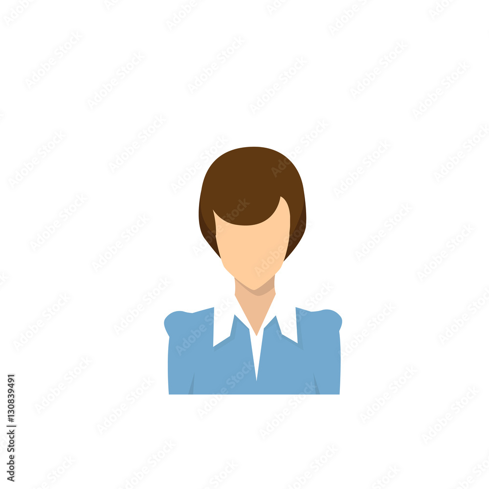Profile Icon Female Avatar, Woman Cartoon Portrait, Casual Person Silhouette Face Flat Vector Illustration Profile Icon Female Avatar, Woman Cartoon Portrait, Casual Person Silhouette Face Flat Vector Illustration
