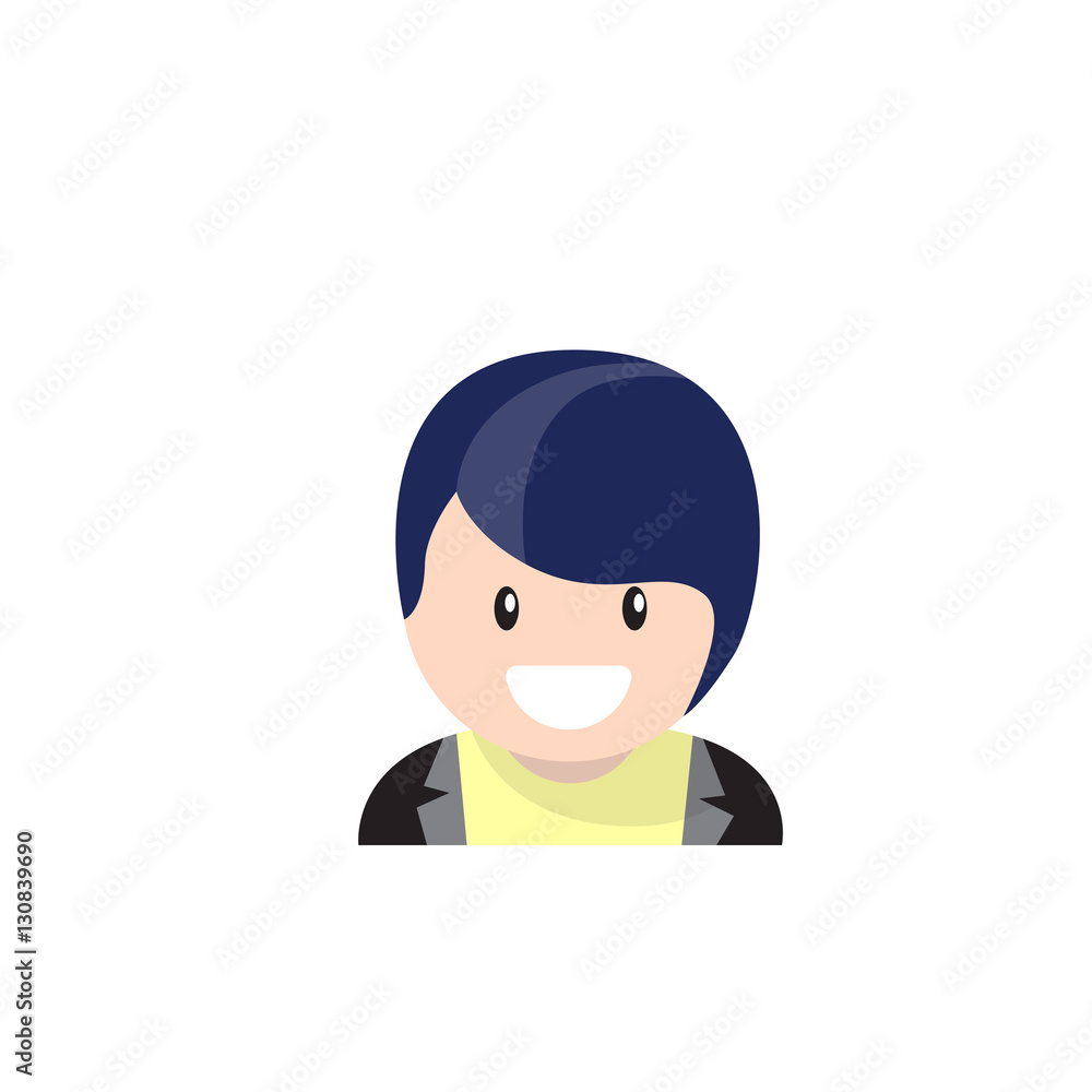 Profile Icon Male Avatar Man, Hipster Cartoon Guy Beard Portrait, Casual Person Flat Vector Illustration Profile Icon Male Avatar Man, Hipster Cartoon Guy Beard Portrait, Casual Person Flat Vector Illustration
