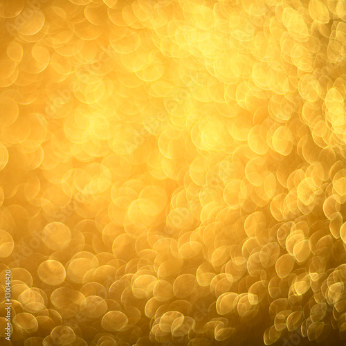 Gold bokeh background
