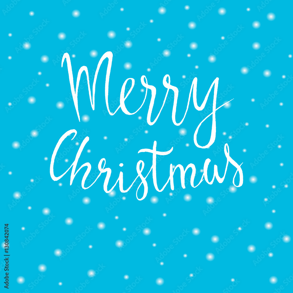 Merry Christmas lettering. Hand darwn vector illustration, greeting card. Merry Christmas lettering. Hand darwn vector illustration, greeting card.
