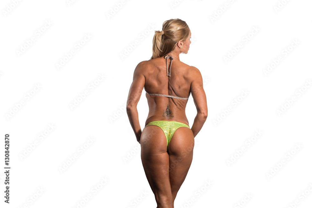 Healthy Mature Girl Posing Over White Background Healthy Mature Girl Posing Over White Background