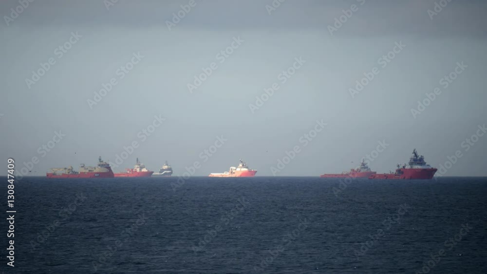 Offshore supply boat floating in the North Sea close to Aberdeen, Scotland, and ready to work offshore.
Offshore supply boat floating in the North Sea close to Aberdeen, Scotland, and ready to work offshore.
