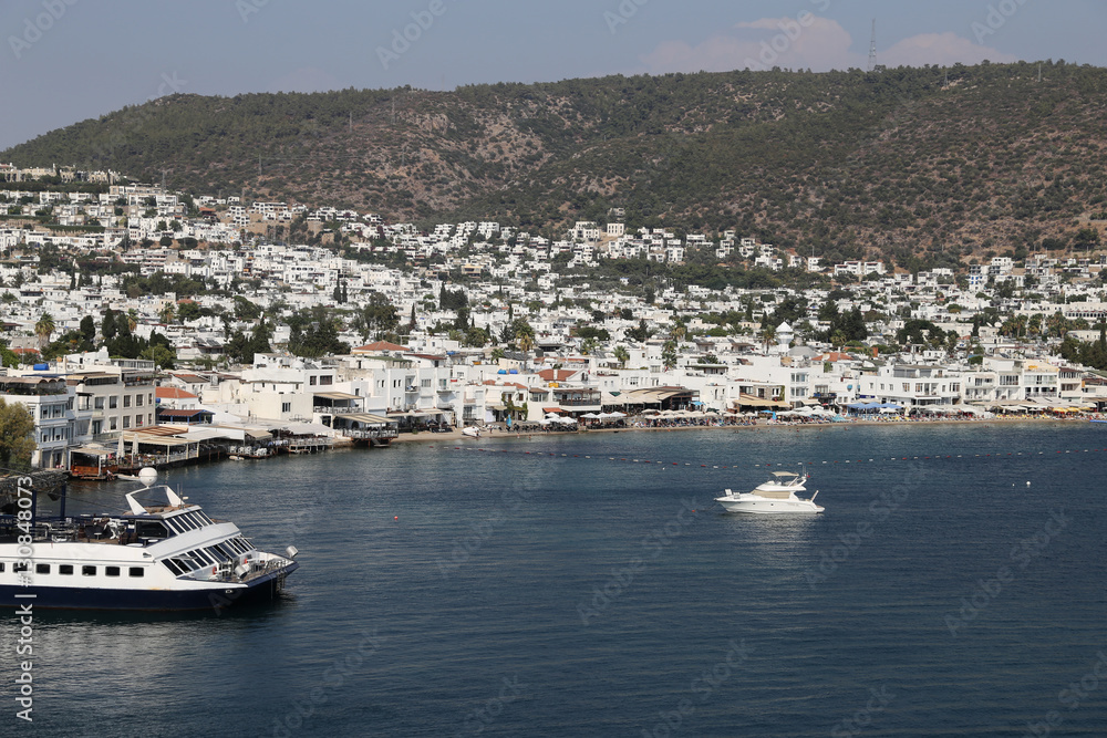 Bodrum Town in Aegean Coast of Turkey