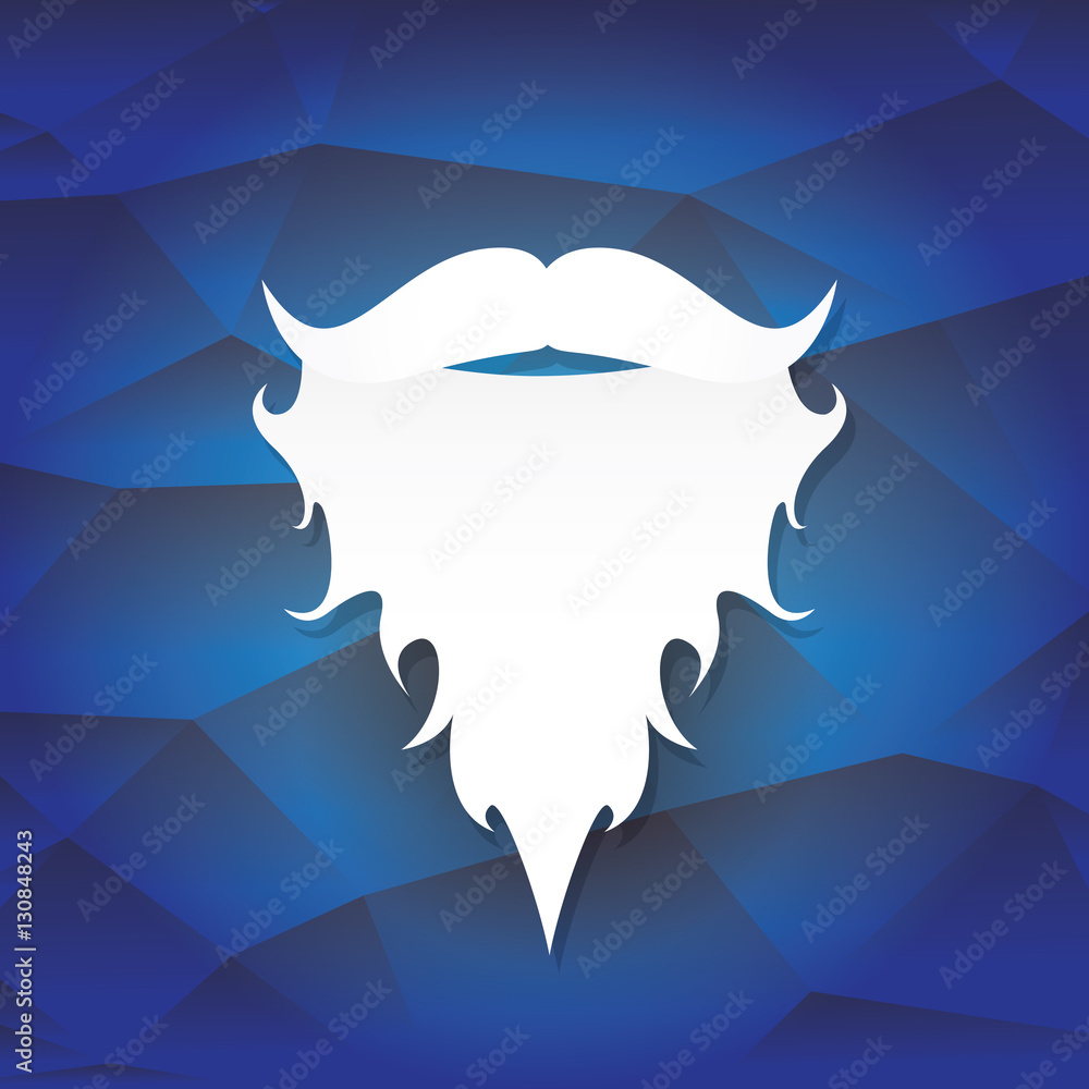 Fototapeta premium vector Christmas hipster santa claus greeting card