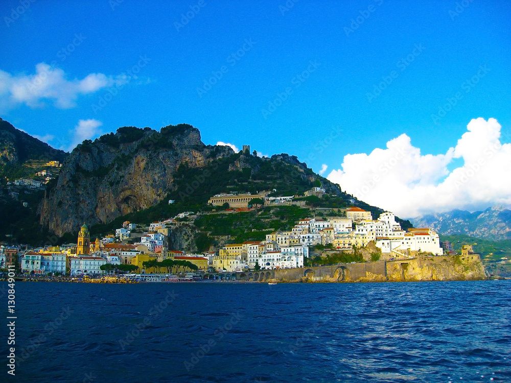 Views of the Amalfi Coast, Positano, Ravello, Maiori, Amalfi. Campania, Italy