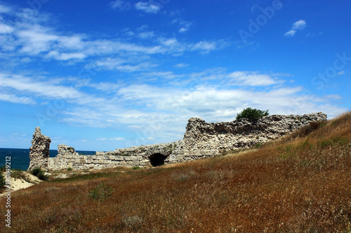 Ancient Greek city Tauric Hersonissos in Sevastopol, Crimea photo