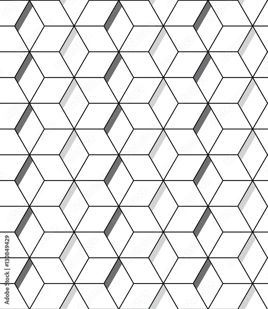 Seamless abstract hexagonal pattern background. Seamless abstract hexagonal pattern background.