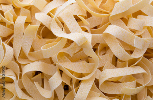 Extreme close-up image of a macaroni.
