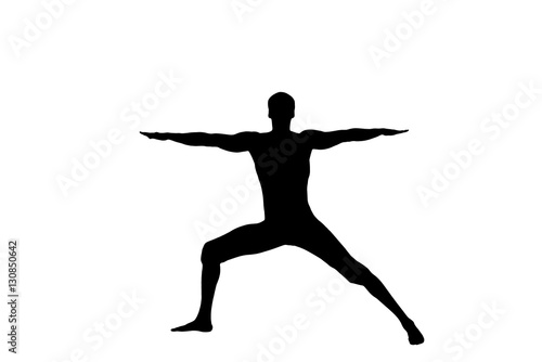 yoga silhouette © Digital Photo