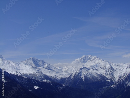 Bergkette im Wallis © gummibärchen
