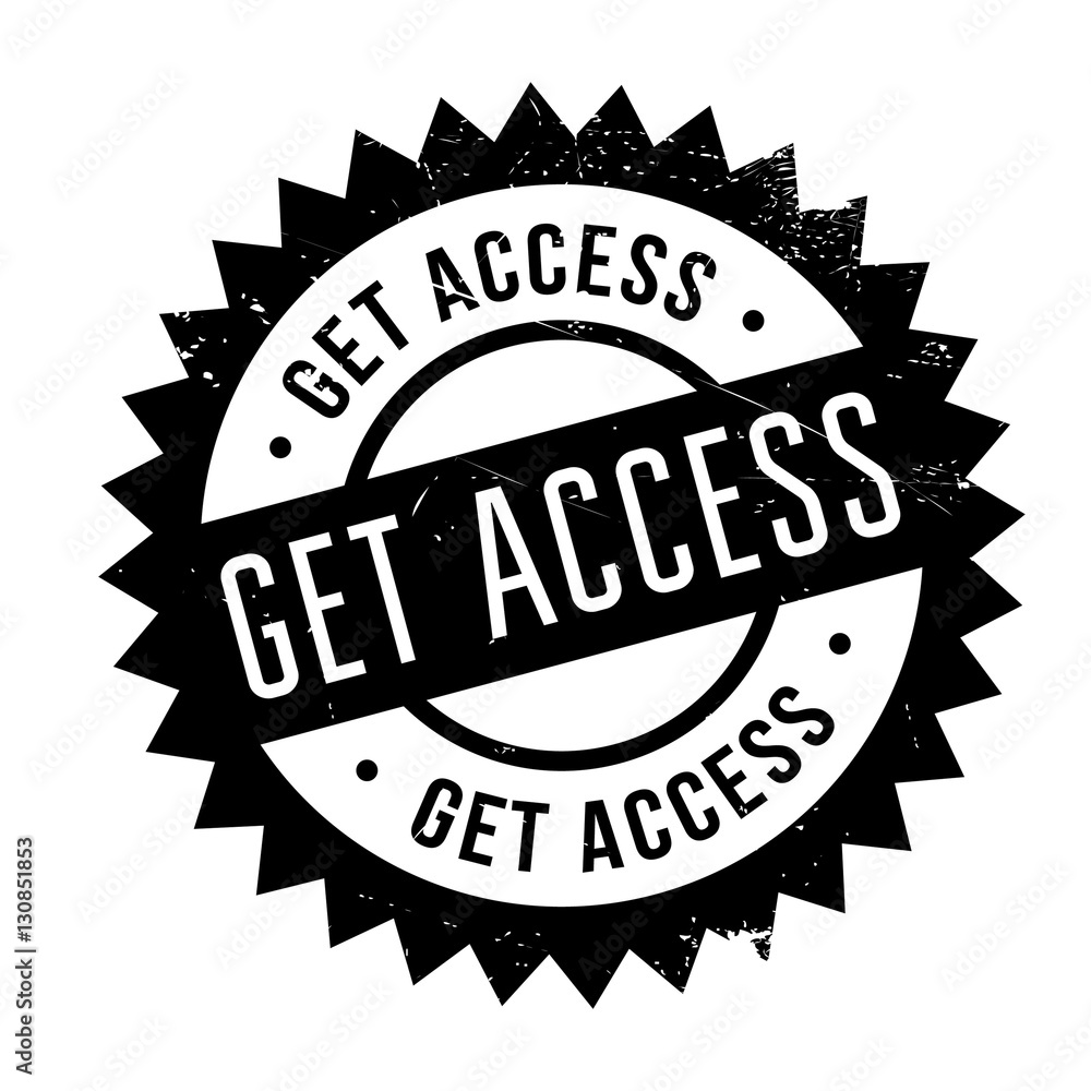 Get access stamp. Grunge design with dust scratches. Effects can be easily removed for a clean, crisp look. Color is easily changed. Get access stamp. Grunge design with dust scratches. Effects can be easily removed for a clean, crisp look. Color is easily changed.