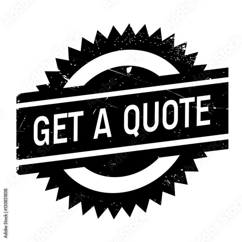 Get a quote stamp. Grunge design with dust scratches. Effects can be easily removed for a clean, crisp look. Color is easily changed.