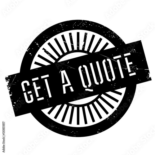Get a quote stamp. Grunge design with dust scratches. Effects can be easily removed for a clean, crisp look. Color is easily changed.