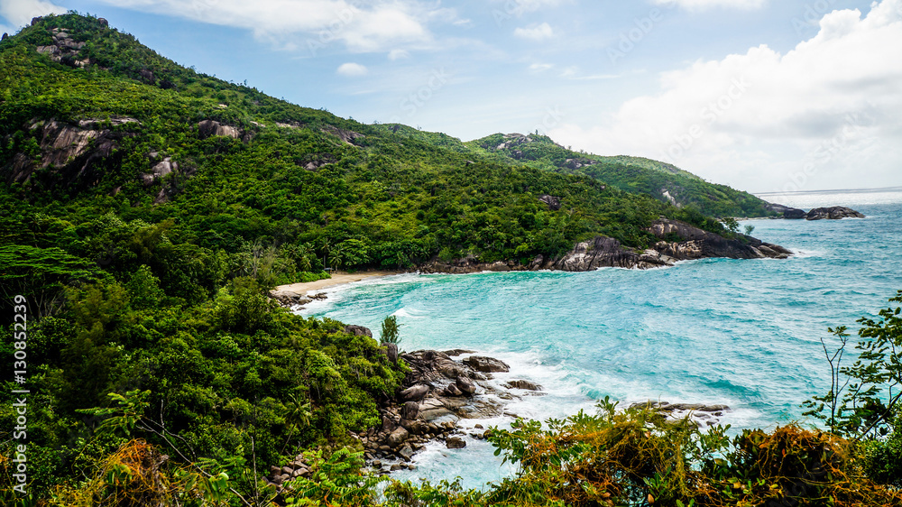 Obraz premium Beach Seclusion in Seychelles