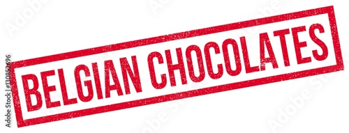 Belgian Chocolates rubber stamp. Grunge design with dust scratches. Effects can be easily removed for a clean, crisp look. Color is easily changed.