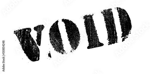 Void rubber stamp. Grunge design with dust scratches. Effects can be easily removed for a clean, crisp look. Color is easily changed.