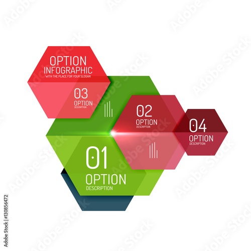Free Download Hexagone infographic diagram templates - GFXLoad