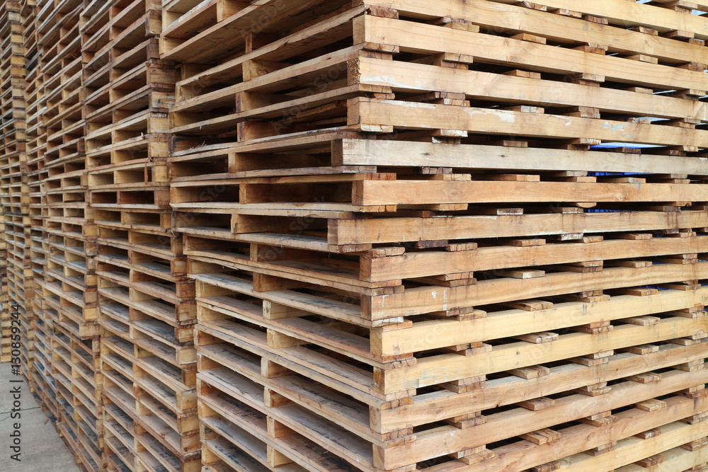 Wood pallet stack Wood pallet stack
