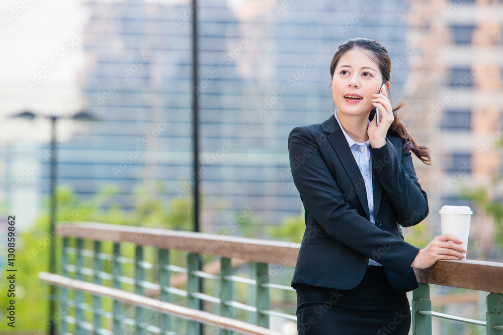 beautiful asian business woman drinking coffee use smart phone beautiful asian business woman drinking coffee use smart phone