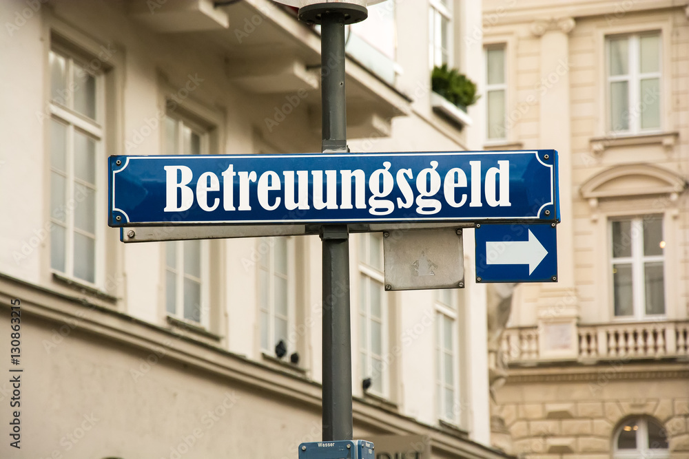 Schild 192 - Betreuungsgeld