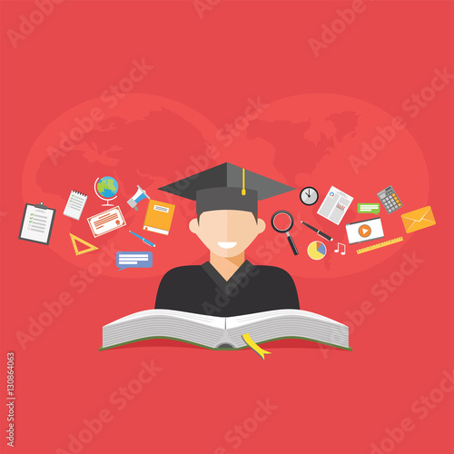 Education concept. E-learning