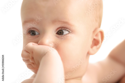 Portrait of adorable baby