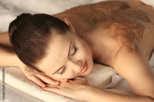 Spa concept. Young woman re...