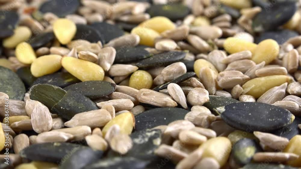 Mixed Seeds as seamless loopable rotating 4K UHD footage Mixed Seeds as seamless loopable rotating 4K UHD footage