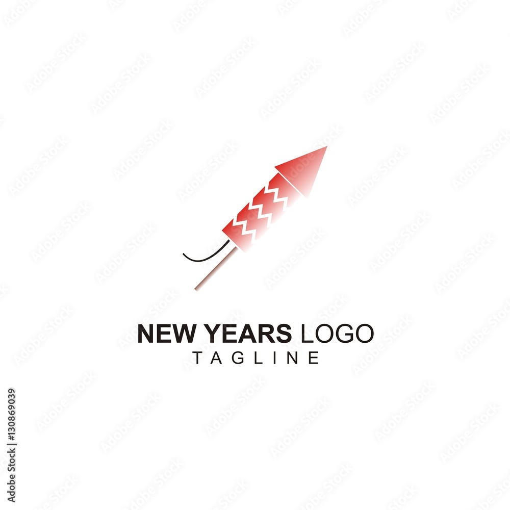 Obraz premium New year Vector Logo