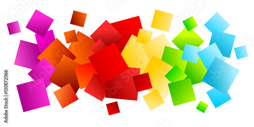 Carrés Abstraits Couleurs