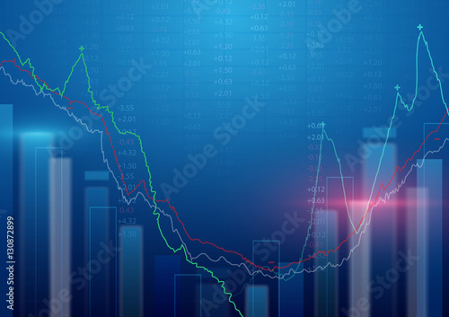Abstract background. Stock Market background. Business concept d