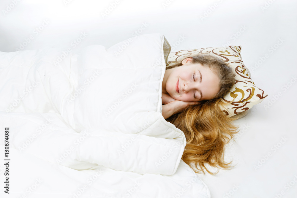 Teen girl sleeping Teen girl sleeping