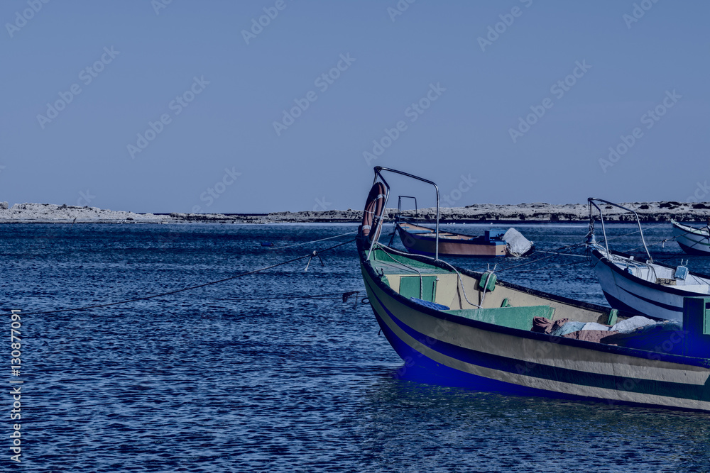 Motor Boats at the Beach