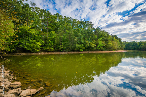 Beautiful clouds over Lake Norman  at Lake Norman State Park  No