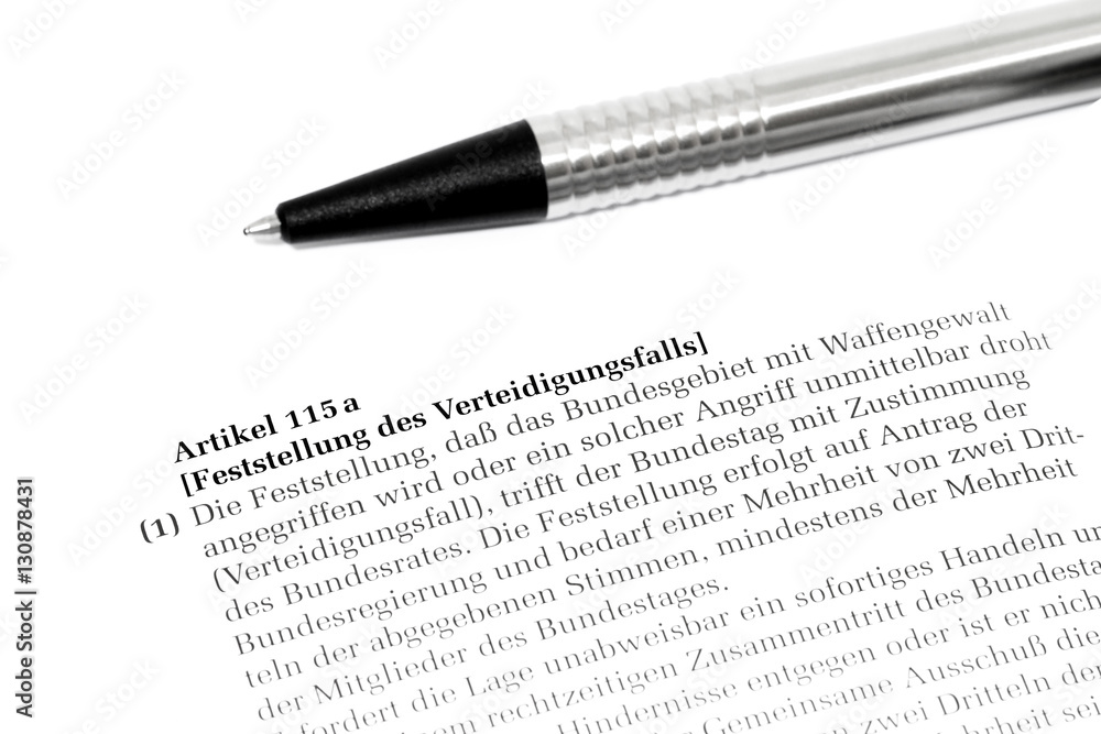Obraz premium Verteidigungsfall