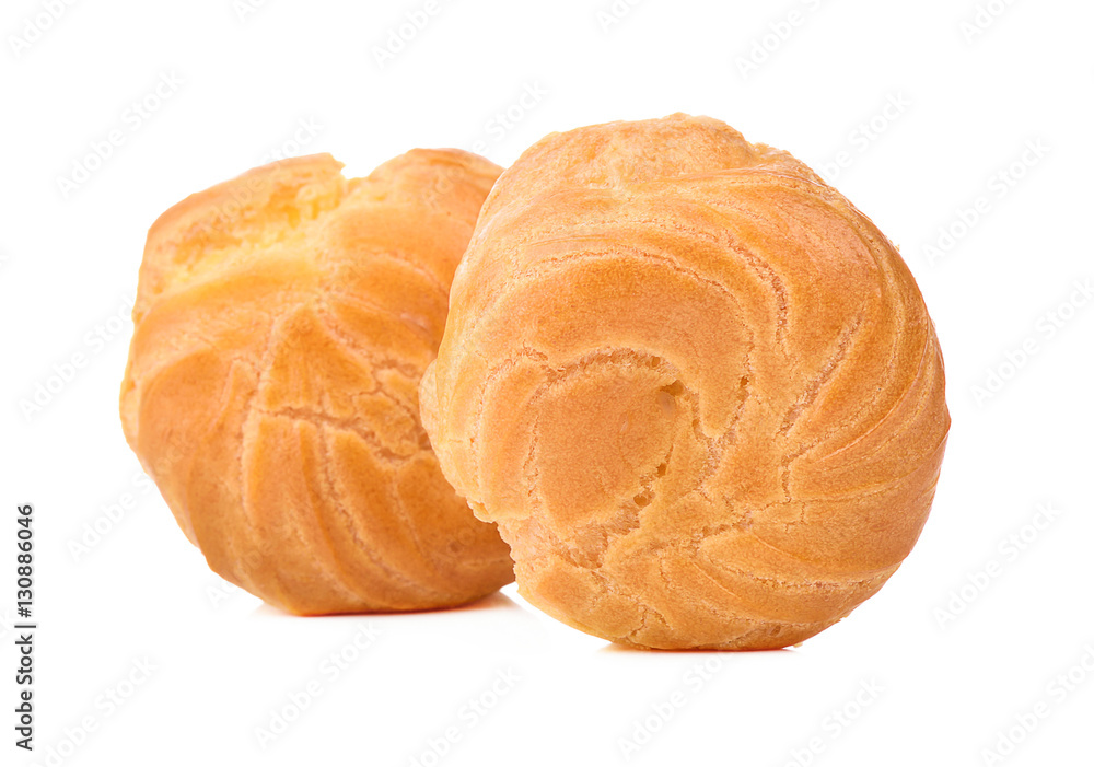 eclairs isolated on white background eclairs isolated on white background