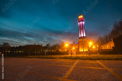 lighthouse by the sea, Poland, Niechorze