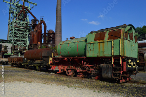 Abandoned Train in Mine