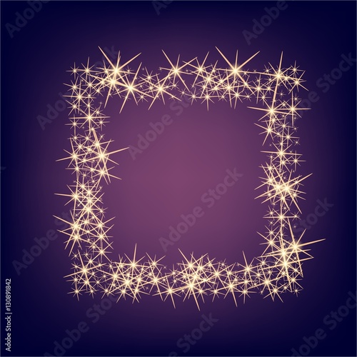 Creative concept Vector set of glow light effect stars bursts with sparkles isolated on black background. For illustration template art design  banner for Christmas celebrate  magic flash energy ray