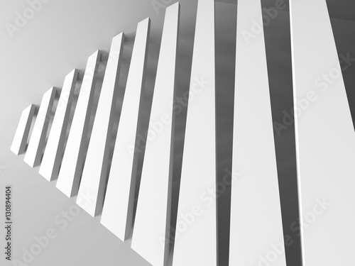 Abstract Architecture Design White Modern Background