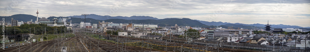 Railway in Kyoto, Japan