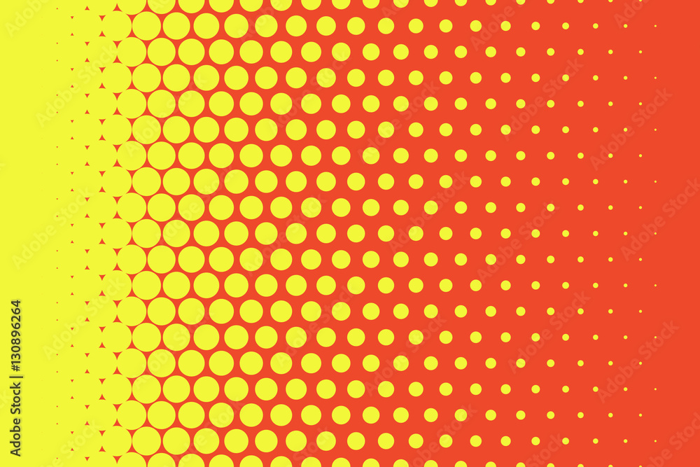 Yellow dots on red background Yellow dots on red background
