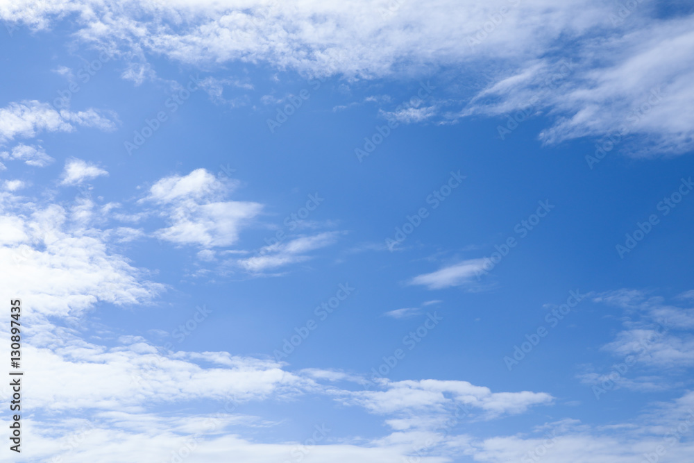 clear blure sky with clouds