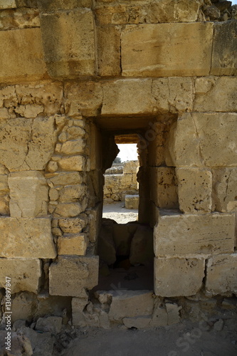 Wallpaper Mural The ruins of a castle forty columns in Paphos Torontodigital.ca