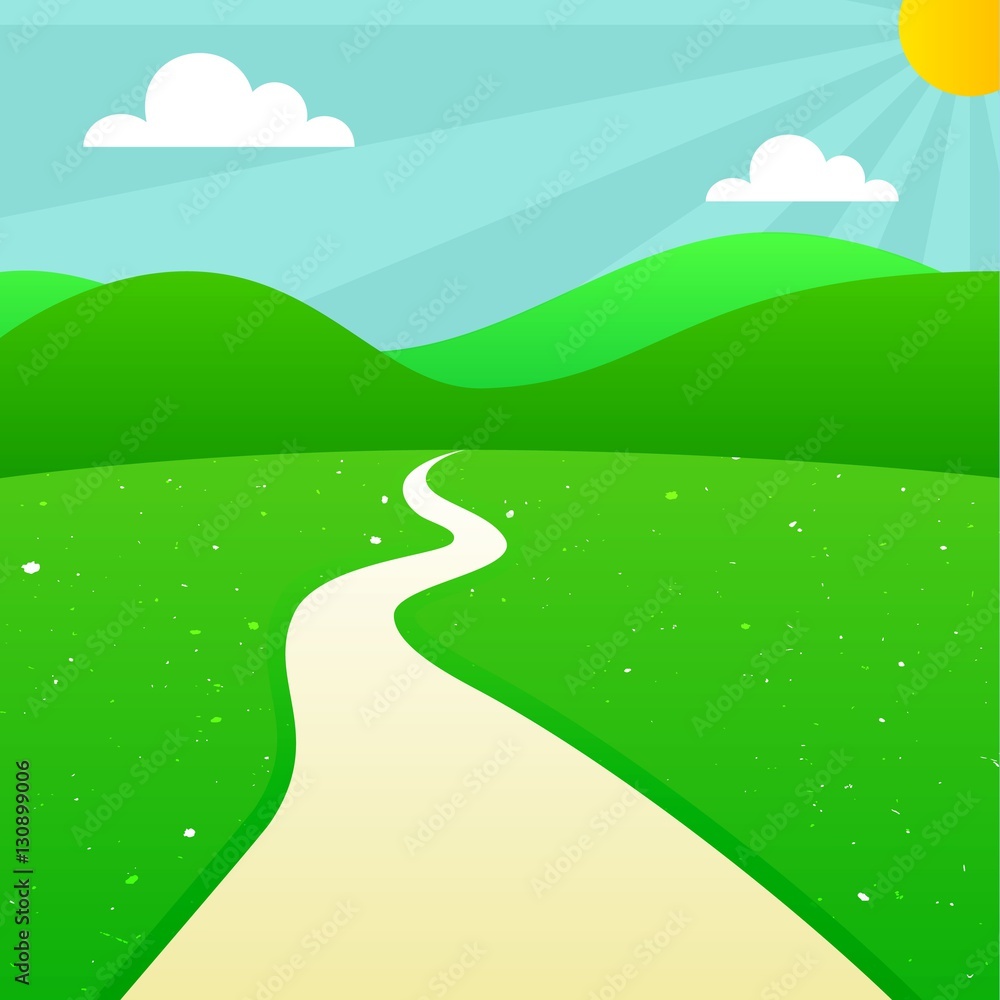 Obraz premium Scenic Countryside Background