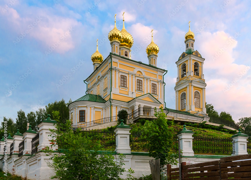 Resurrection Church in town Ples, Russia
