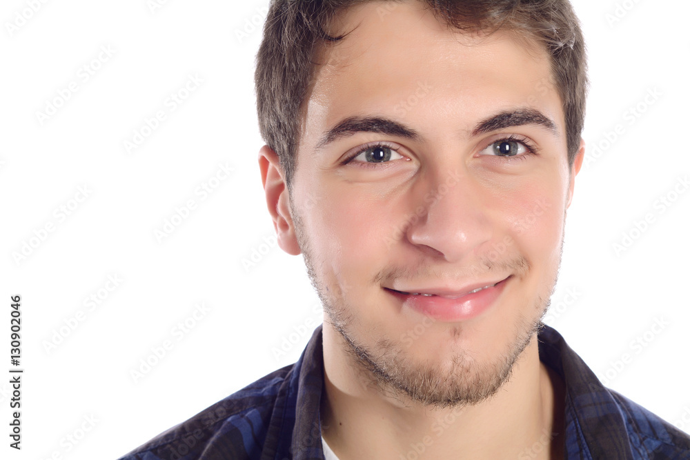 Obraz premium Close up of young latin man.