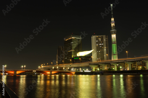 Japan Sky Tree at night